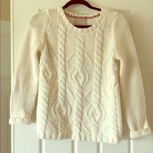 Banana republic heritage line cable knit sweater